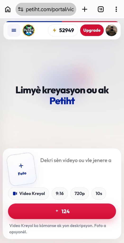 Video Kreyol studio on the web